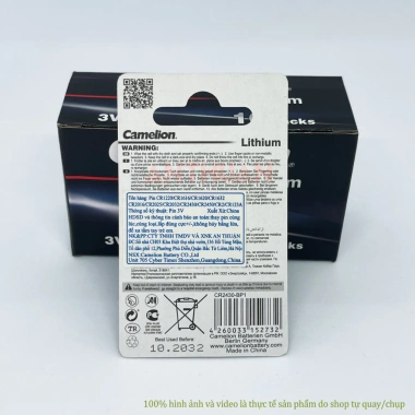 Pin CR2.430 Camelion 3V Chính Hãng 5.011LC - Chất lượng cao, mới, giá 35.000 VNĐ