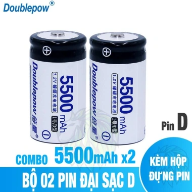 Pin Đại Sạc D LR20 & Sạc Pin DP-K32 2A/3A/9V Tự Ngắt cho Bếp Ga, Đèn Pin, Radio - 119.000 VND