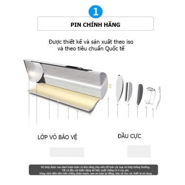 Pin đại sạc lại D 5.500mAh Ni‑Cd Doublepow cao cấp, dung lượng thực - 89.000₫
