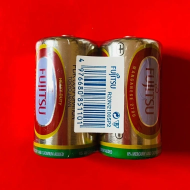 Pin đại size D R20 Fujitsu 2 viên - Chất lượng tốt dùng bếp ga, giá 52.000₫
