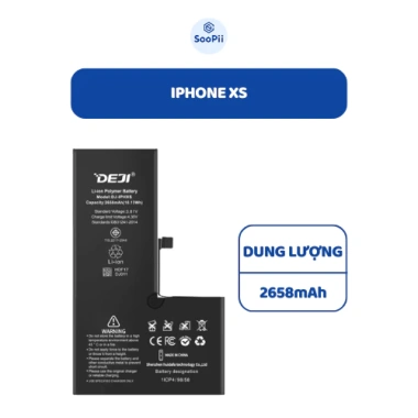 Pin Deji Dung Lượng Cao, Chuẩn Cho iPhone X, XS, XR, XSM – Giá Ưu Đãi 305.000₫