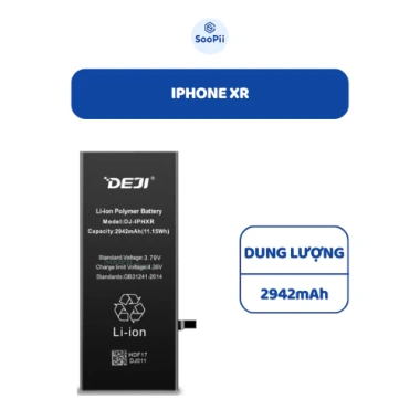 Pin Deji Dung Lượng Cao, Chuẩn Cho iPhone X, XS, XR, XSM – Giá Ưu Đãi 305.000₫