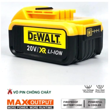 Pin Dewalt 10 Cell 22mm Đèn Báo, Dòng Xả Cao - Giá Ưu Đãi 283k