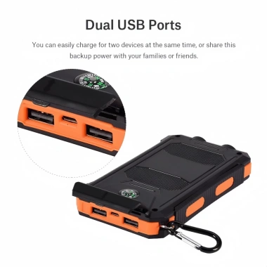 Pin DP năng lượng mặt trời Senruko 10.000mAh 2.024 cao cấp có móc khóa Giá 245.000₫ 5