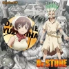 PIN Dr. Stone Button Badge Hình Tròn 58mm - Ghim Anime Giá 12.000đ FREESHIP 3