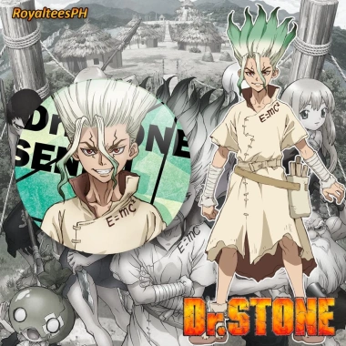 Pin Dr. Stone Hình Tròn 58mm - Button Badge Anime Ghim Độc Đáo FREE SHIP Giá 12.000