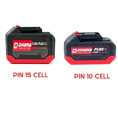 Pin Drama Plus Dung Lượng Cao Mạch 6 Mosfet Chân Pin Makita Phổ Thông - Chạy Được Máy Makita Chính Hãng 299.000 VND 3