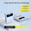 Pin dự phòng 20.000mAh 3 màu - Siêu nhỏ gọn, hiển thị pin, tương thích Android và iPhone, giá ưu đãi 127.800 VND