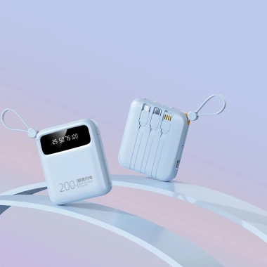 Pin dự phòng 20.000mAh 3 màu - Siêu nhỏ gọn, hiển thị pin, tương thích Android và iPhone, giá ưu đãi 127.800 VND