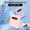 Pin dự phòng 20.000mAh 4 trong 1 tháo rời, LED, sạc nhanh, sạc di động - Chỉ 150.000₫ 2