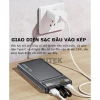Pin dự phòng 20.000mAh Gutek GT159 - Sạc nhanh 22.5W, dung lượng lớn, kèm dây 8