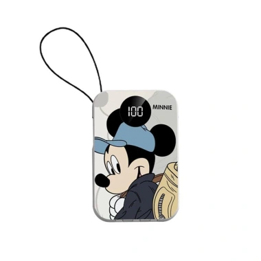Pin Dự Phòng 20.000mAh Màn Hình Mickey, Cáp Sạc Ngoài, iPhone/Xiaomi, Giá 330k