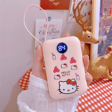 Pin Dự Phòng 20.000mAh Màn Hình Mickey, Cáp Sạc Ngoài, iPhone/Xiaomi, Giá 330k