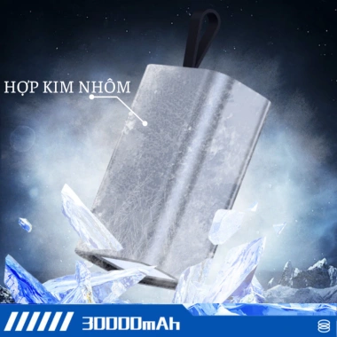 Pin Dự Phòng 30.000mAh 6x21.700 Vỏ Nhôm Sạc Nhanh PD 22.5W Bảo Hành 12 Tháng - 430k