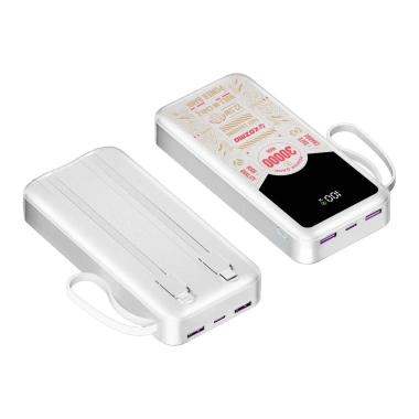 Pin dự phòng 30.000mAh Kozmo KM03 - Sạc nhanh, an toàn, công suất lớn, 2 màu Đen-Trắng, giá chỉ 547.800₫