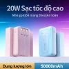Pin dự phòng 50.000m 3 cổng, nhỏ gọn, sạc nhanh 20W, phù hợp mọi điện thoại, an toàn, giá ưu đãi 339.999đ 3