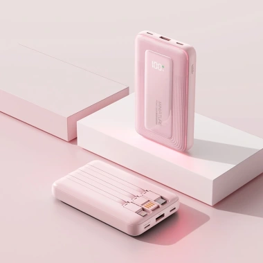 Pin dự phòng 50.000m 3 cổng, nhỏ gọn, sạc nhanh 20W, phù hợp mọi điện thoại, an toàn, giá ưu đãi 339.999đ