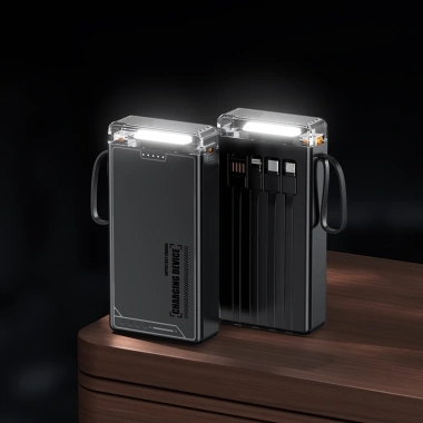 Pin Dự Phòng 50.000mAh + 4 Cáp Sạc Nhanh, Tặng Dây, Bảo Hành 12 Tháng, Giá 165k