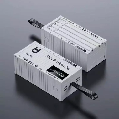 Pin Dự Phòng 50.000mAh Container - Sạc Nhanh 22.5W, Bao Gồm 4 Dây Cáp, Giá 200k 8