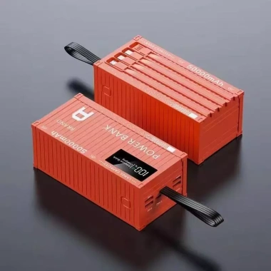 Pin Dự Phòng 50.000mAh Container - Sạc Nhanh 22.5W, Bao Gồm 4 Dây Cáp, Giá 200k 9