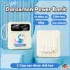 Pin Dự Phòng Doraemon 10.000mAh Sạc Nhanh, 4 Dây Type‑C Lightning USB, Nhỏ Gọn, Chính Hãng 6