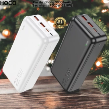 Pin Dự Phòng Hoco J101B 30.000mAh Sạc Nhanh 22.5W Vỏ Chống Cháy 320.000đ 5