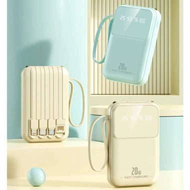 Pin dự phòng mini 20.000mAh kèm dây YM-993, giảm còn 119.000₫