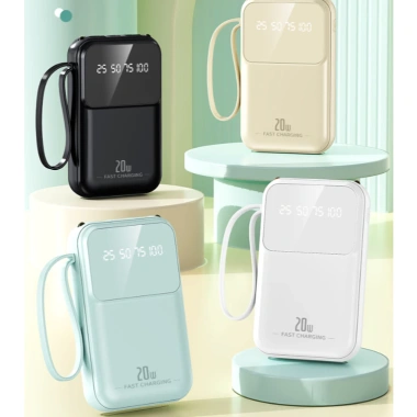 Pin dự phòng mini 20.000mAh kèm dây YM-993, giảm còn 119.000₫