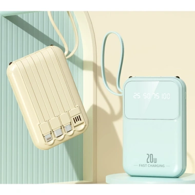 Pin dự phòng mini 20.000mAh kèm dây YM-993, giảm còn 119.000₫ 8 Pin dự phòng mini 20.000mAh kèm dây YM-993, giảm còn 119.000₫ 8