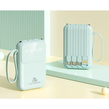 Pin dự phòng mini 20.000mAh kèm dây YM-993, giảm còn 119.000₫ 10 Pin dự phòng mini 20.000mAh kèm dây YM-993, giảm còn 119.000₫ 10