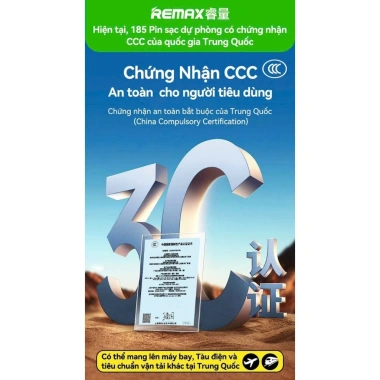 Pin Dự Phòng REMAX RPP-109 10.000mAh, Sạc Không Dây Magnetic, QC3.0 PD 20W Type‑C, CCC – 439.000₫ 7 Pin Dự Phòng REMAX RPP-109 10.000mAh, Sạc Không Dây Magnetic, QC3.0 PD 20W Type‑C, CCC – 439.000₫ 7