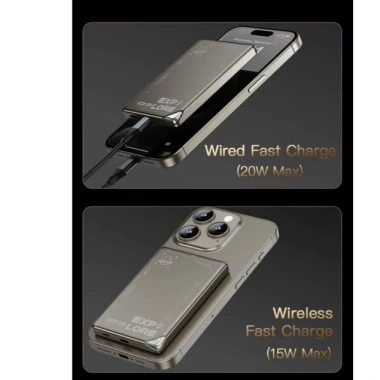 Pin dự phòng WIWU Ultra-Thin 10.000mAh mỏng 9mm sạc nhanh không dây 22.5W cho iPhone 15 Pro Max - Giá ưu đãi 679.000đ
