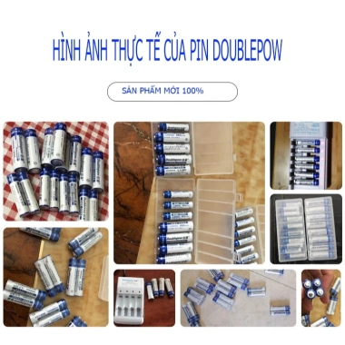 Pin đũa AAA Doublepow 900mAh 1.2V Ni‑MH – Thế hệ mới, bền bỉ, sạc 1.200 lần, hàng chính hãng, giá 32.000₫ 4