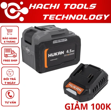 Pin HUKAN 10-15 Cell vỏ Xám, dòng xả cao 10C-15C cho máy khoan, mài, vít chân - 593.000đ