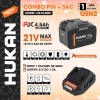 Pin HUKAN 10-15 Cell vỏ Xám, dòng xả cao 10C-15C cho máy khoan, mài, vít chân - 593.000đ 7