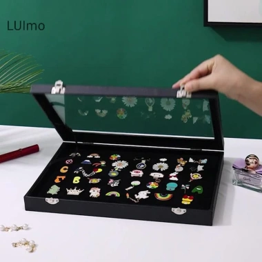 Pin Huy Ốp Lưng, Hộp Bảo Quản Suốt Chống Bụi - Hiển Thị Sưu Tập Trang Sức SBS