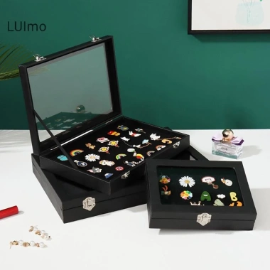 Pin Huy Ốp Lưng, Hộp Bảo Quản Suốt Chống Bụi - Hiển Thị Sưu Tập Trang Sức SBS