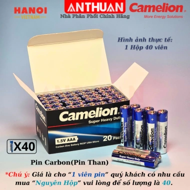 Pin Khô AA/AAA Camelion Cao Cấp - An toàn, bền mạnh, pin tiểu đũa carbon R6P R03P mới 100% - Giá 9.000đ