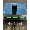 Pin khô đa năng cho cân điện tử, đèn pin 4V & sạc 6V 500mA - Giá chỉ 39.000₫