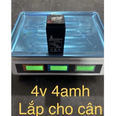 Pin khô đa năng cho cân điện tử, đèn pin 4V & sạc 6V 500mA - Giá chỉ 39.000₫
