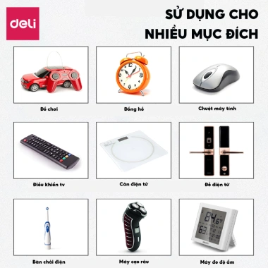 Pin Kiềm Alkaline Deli Megactive AA & AAA - Vỉ 2/4 Viên, Nguồn Mạnh, Giá Ưu Đãi 32.000 VND