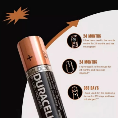 Pin kiềm Duracell AAA AA LR6 LR03 1.5V - Độ bền cao, giá chỉ 90.200₫, giảm mạnh 5