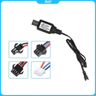 Pin Li-ion 7.4V (3.7Vx2) DCP sạc USB SM-2P/3P/4P XH-3P/4P cho RC xe thuyền - 31.600₫ 2