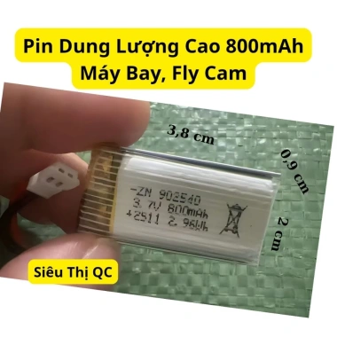 Pin Lipo 600mAh 3.7V 25C cho Flycam, Drone, Máy Bay Điều Khiển - Dung Lượng Cao, Tương Thích Nhiều Thiết Bị
