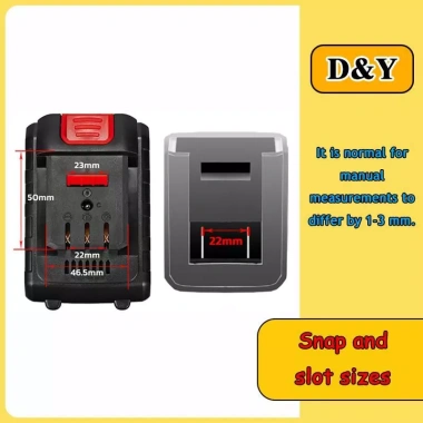 Pin lithium DAYI 21-198V dung lượng lớn khoan điện, dụng cụ - 90.000 VND