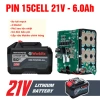 Pin Máy Khoan 15 Cell Workfix 21V 6Ah Xanh – Chân Pin, Mạch 4 Mosfet, Dòng Xả Cao, Giá 453.000 VND 4