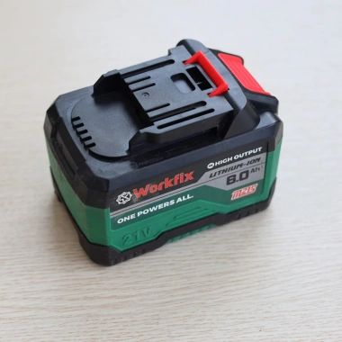 Pin Máy Khoan 15 Cell Workfix 21V 6Ah Xanh – Chân Pin, Mạch 4 Mosfet, Dòng Xả Cao, Giá 453.000 VND