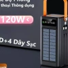Pin năng lượng mặt trời 50.000mAh - Đèn LED, sạc nhanh 120W, đa thiết bị 4