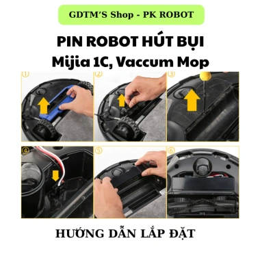 Pin robot hút bụi XIAO MÌ MIJIA 1C - Vacuum Mop STYTJ01ZHM, chỉ 383.400 VND 3