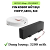 Pin Robot hút bụi Xyaomi MOP P & PRO, MIJIA GEN 1, VACUUM S10 - 336.030₫, giảm 20%
